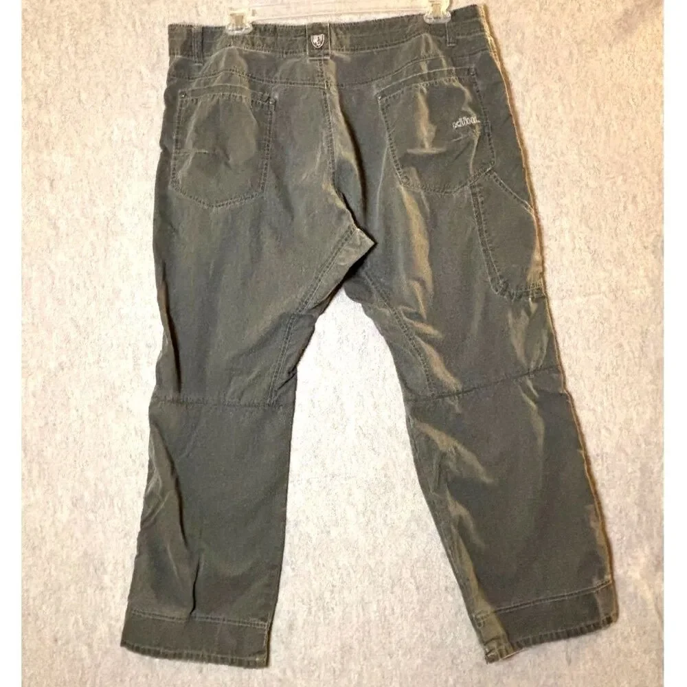 KUHL Revolvr Men’s 40x30 Olive Green Hiking Outdoor Pants Gorpcore